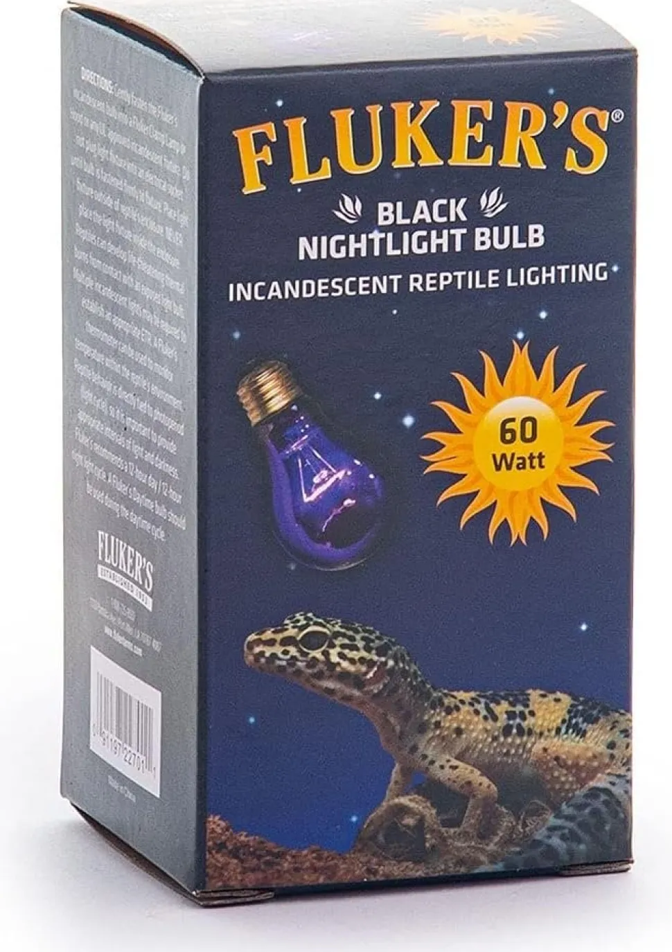 Fluker's Black Nightlight Incandescent Reptile Bulb 60W