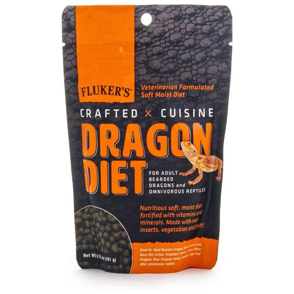 Fluker's Crafted Cuisine Adult Bearded Dragon Diet Dry Food 6.75-oz