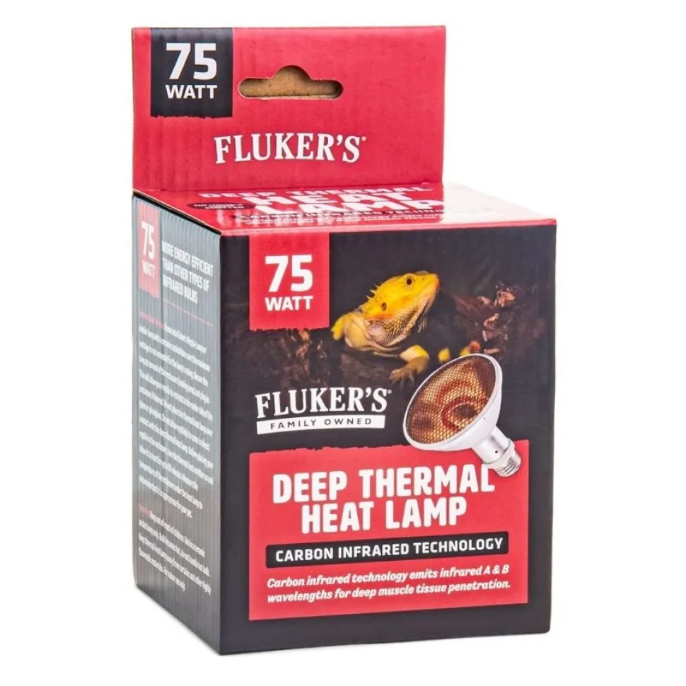 Fluker's Deep Thermal Heat Lamp for Reptiles 75W
