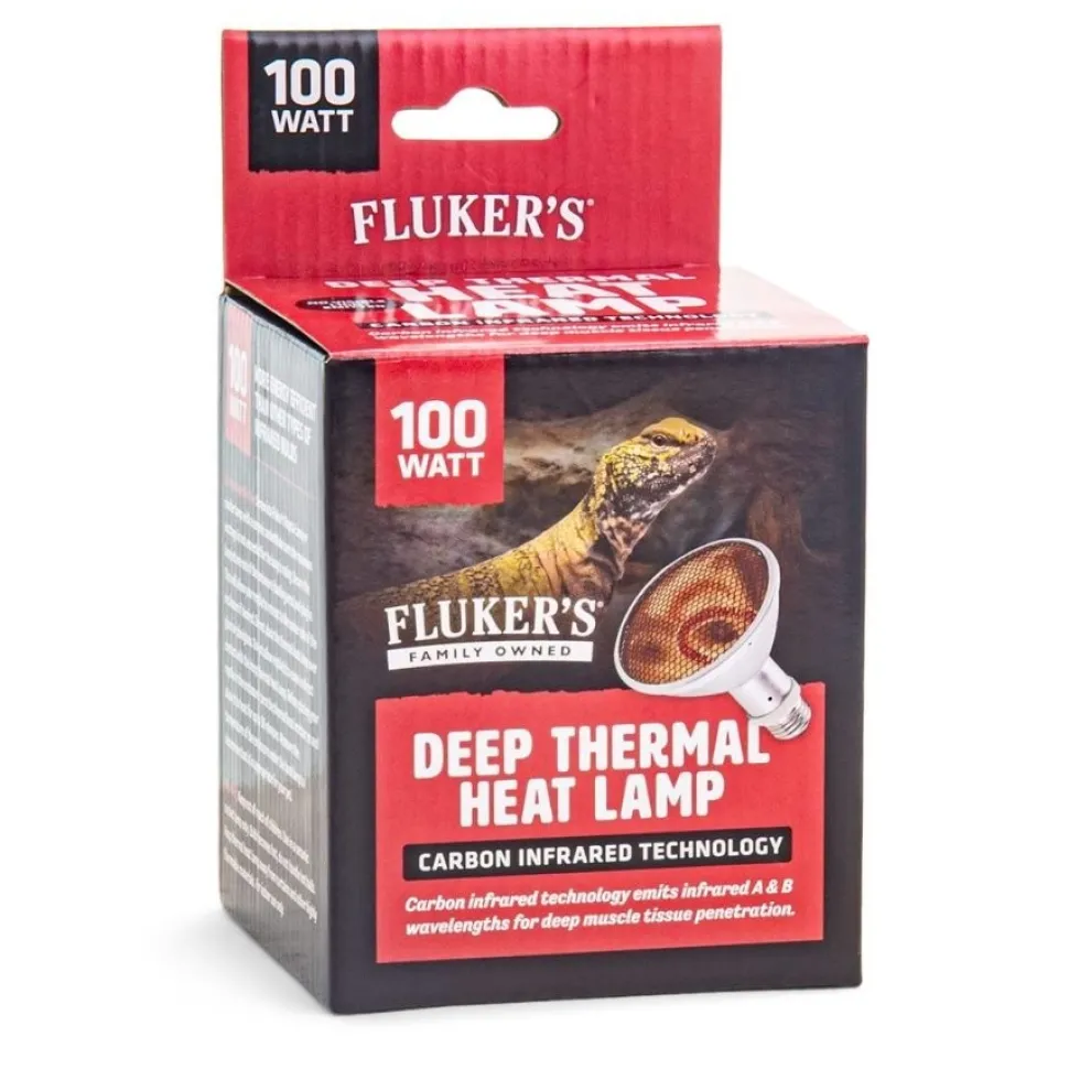 Fluker's Deep Thermal Heat Lamp for Reptiles 100W