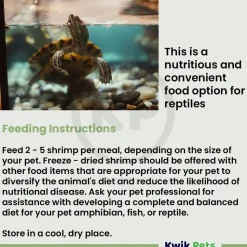 Fluker's Freeze-Dried River Shrimp Reptile Food 1-oz