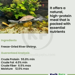 Fluker's Freeze-Dried River Shrimp Reptile Food 1-oz