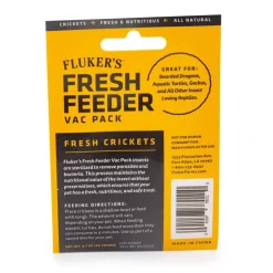 Fluker's Fresh Feeder Vac Pack Crickets Reptile Food 0.7-oz