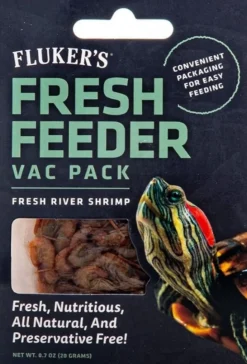 Fluker's Fresh Feeder Vac Pack Fresh River Shrimp Reptile Food 0.7-oz