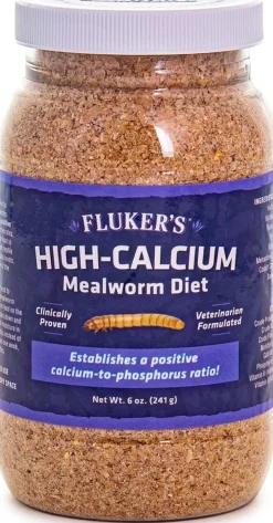 Fluker’s High-Calcium Mealworm Diet Supplement for Reptiles 6-oz