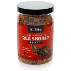 Fluker's Large Sun-Dried Red Shrimp Reptile Treat 5-oz