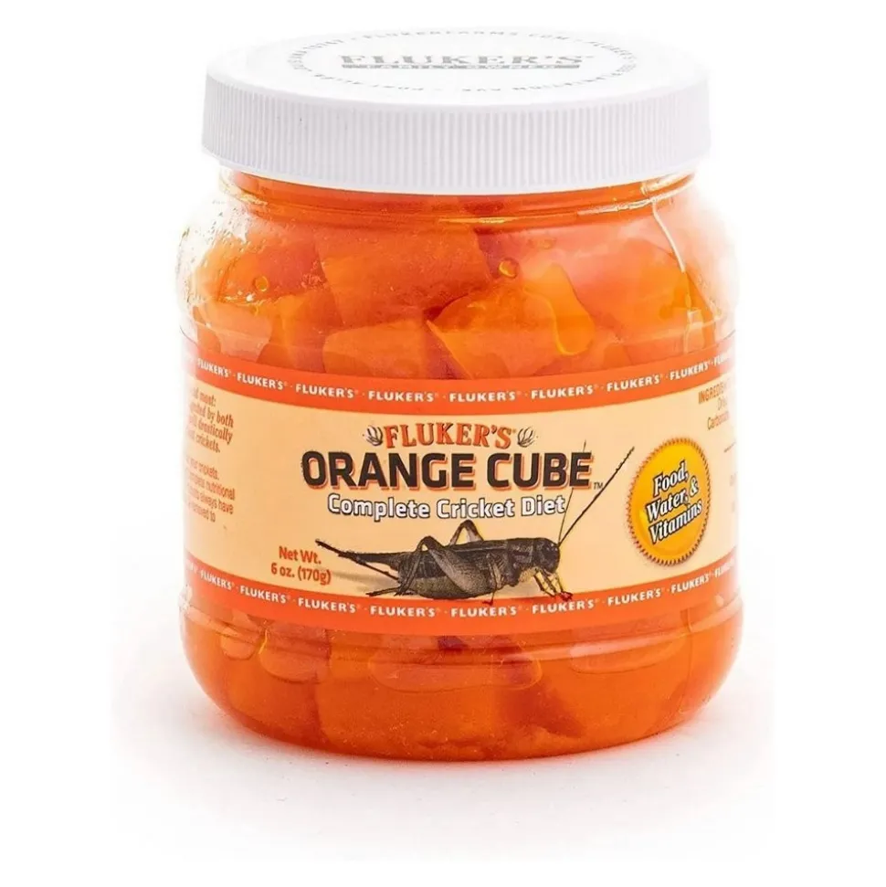 Fluker's Orange Cube Complete Cricket Diet 6-oz