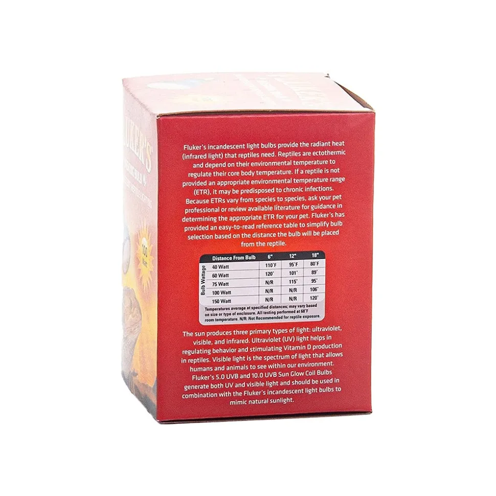 Fluker's Repta-Sun Incandescent Basking Bulb for Reptiles 75W