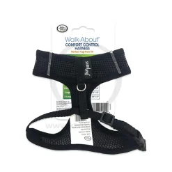 Four Paws Comfort Control Dog Harness Black Small