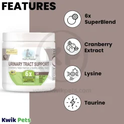 Four Paws Healthy Promise Cat Urinary Tract Supplement Soft Chews Savory Chicken & Cheese 110 Count 4.27-oz