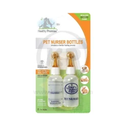 Four Paws Healthy Promise Pet Nurser Bottles for Puppy Kitten & Small Animals 2 Count
