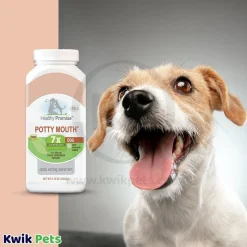 Four Paws Healthy Promise Potty Mouth Coprophagia Stool Eating Deterrent Dog Chewable Tablets 90 Count 5.14-oz