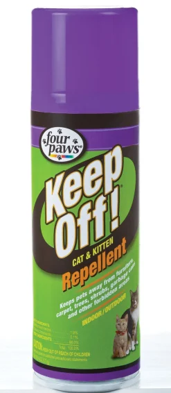 Four Paws Keep Off! Cat Repellent Spray Outdoors & Indoor 6-oz