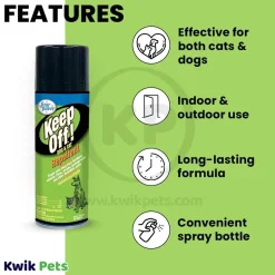 Four Paws Keep Off! Outdoor & Indoor Dog & Cat Repellent Spray 10-oz