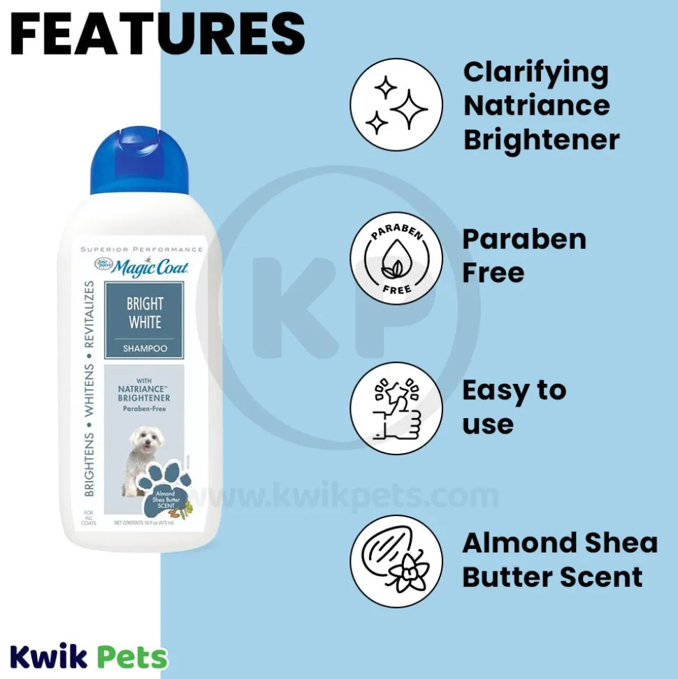 Four Paws Magic Coat Bright White Dog Shampoo 16-oz