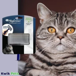 Four Paws Magic Coat Comfort-Grip Cat Slicker Brush Medium