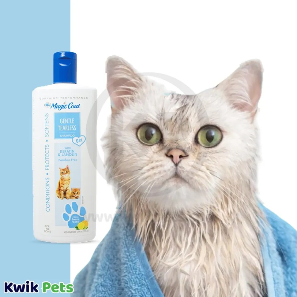 Four-Paws Magic Coat Gentle Tearless Cat Shampoo 12-oz
