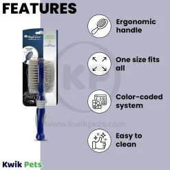 Four Paws Magic Coat 2-in-1 Combo Pin and Bristle Dog Brush