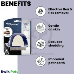 Four Paws Magic Coat Palm Flea Comb for Dog One Size
