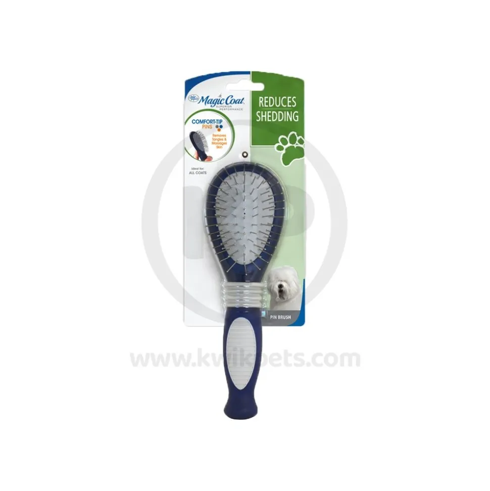 Four Paws Magic Coat Reduces Shedding Dog Pin Brush