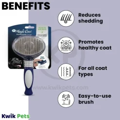 Four Paws Magic Coat Self-Cleaning Slicker Brush for Dogs One Size