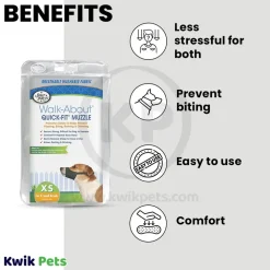Four Paws Walk-About Quick-Fit Dog Muzzle Small