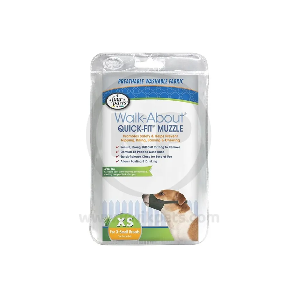 Four Paws Walk-About Quick-Fit Dog Muzzle Small