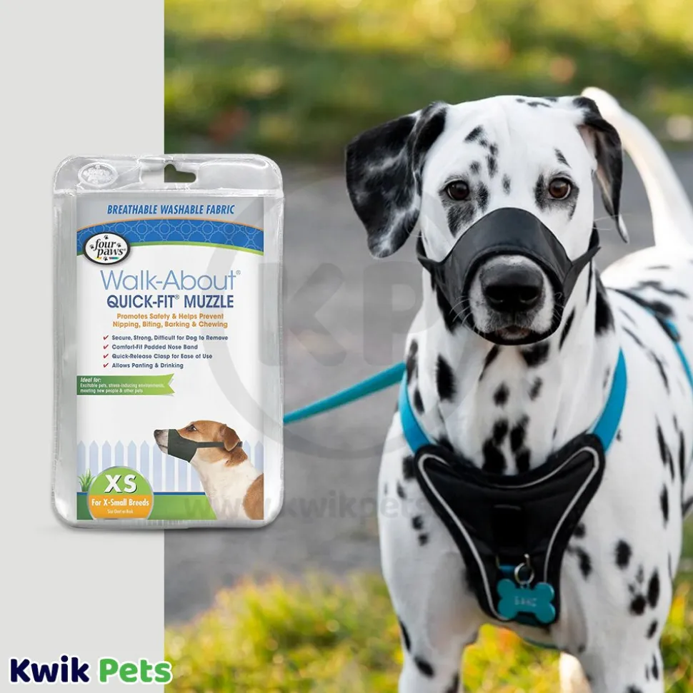 Four Paws Walk-About Quick-Fit Dog Muzzle Small