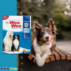 Four Paws Wee-Wee Superior Performance Gigantic Dog Pee Pads 18 Count 27.5 in X 44 in