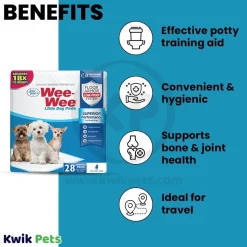 Four Paws Wee-Wee Superior Performance Little Dog Pee Pads 28 Count 16.5 in X 23.5 in