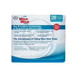 Four Paws Wee-Wee Superior Performance Little Dog Pee Pads 28 Count 16.5 in X 23.5 in
