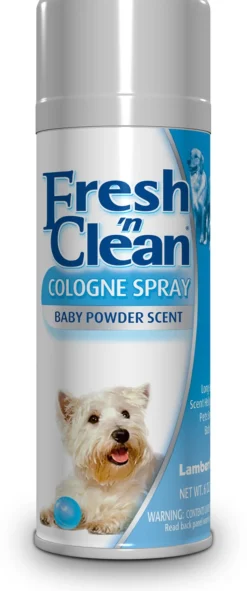 Fresh ’n Clean Baby Powder Scent Cologne Spray for Dogs 6-oz