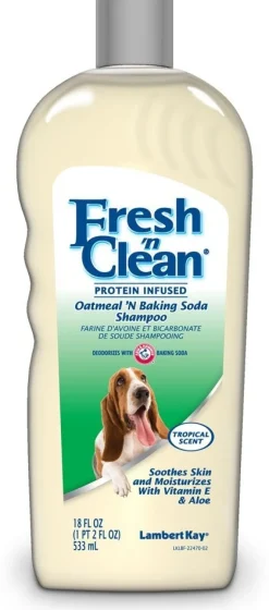Fresh 'n Clean Tropical Fresh Scent Oatmeal 'n Baking Soda Dog Shampoo 18-oz
