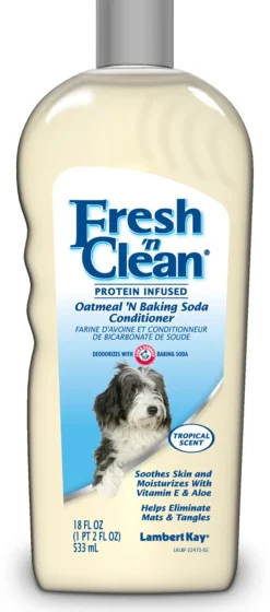 Fresh ’n Clean Tropical Scent Oatmeal 'n Baking Soda Conditioner for Dogs 18-oz