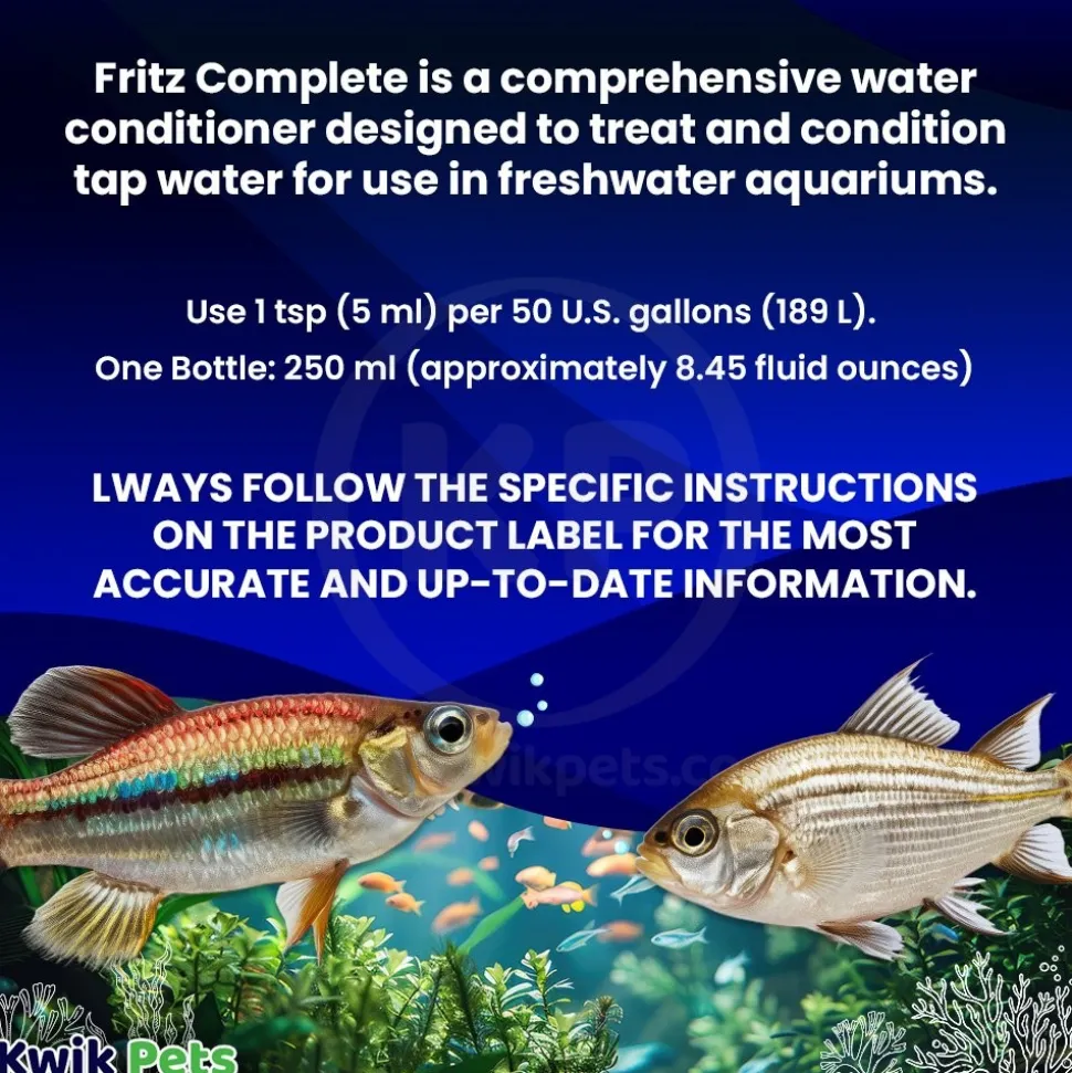 Fritz Complete Full-Spectrum Water Conditioner for Aquarium 16-oz