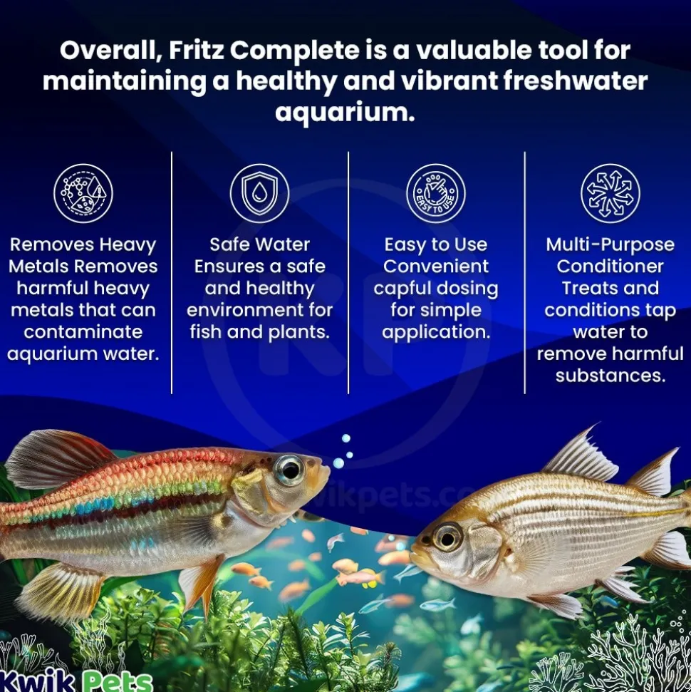 Fritz Complete Full-Spectrum Water Conditioner for Aquarium 16-oz