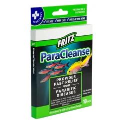 Fritz ParaCleanse Parasitic Treatment for Freshwater & Saltwater Aquarium Fish 10 Count