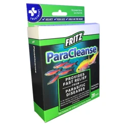 Fritz ParaCleanse Parasitic Treatment for Freshwater & Saltwater Aquarium Fish 20 Count