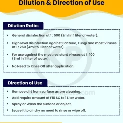 F10SC Veterinary Disinfectant 200 ml