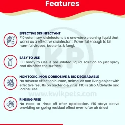 F10 Veterinary Disinfectant Ready to Use 1 Liter