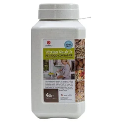 Gamma Vittles Vault Junior Compact Pet Food Container White 4-6 lbs