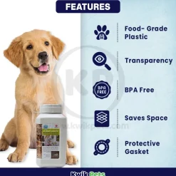 Gamma Vittles Vault Junior Compact Pet Food Container White 4-6 lbs