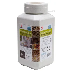 Gamma Vittles Vault Junior Compact Pet Food Container White 4-6 lbs