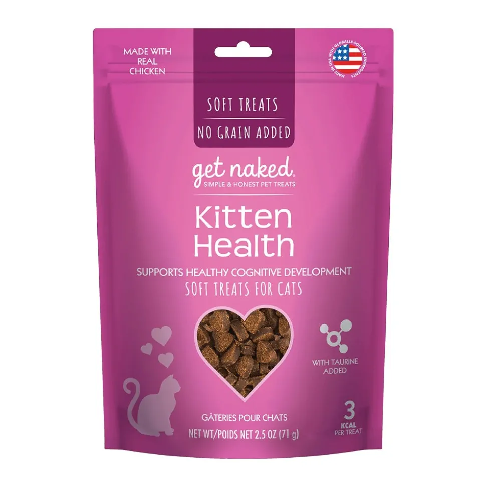 Get Naked Kitten Health Grain-Free Soft Cat Treats Chicken 2.5-oz