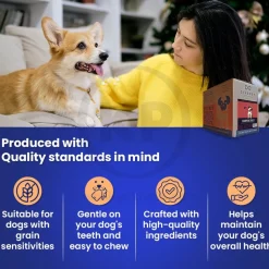 Givepet Campfire Feast Grain-Free Premium Dog Treats Salmon Sweet Potato & Blueberry 9.5-lb Bulk