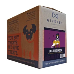 Givepet Dog House Rock Grain-Free Premium Dog Treats Bacon Peanut Butter & Banana 9.5-lb Bulk