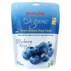 Grandma Lucy's Organic Oven Baked Dog Treats Blueberry Recipe 14-oz