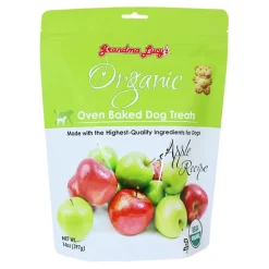 Grandma Lucy's Organic Oven Baked Dog Treats Apple Recipe 14-oz