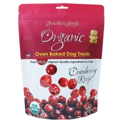 Grandma Lucy's Organic Oven Baked Dog Treats Cranberry Recipe 14-oz