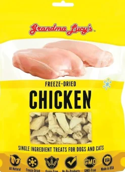 Grandma Lucy's Single Ingredient Freeze-Dried Dog & Cat Treats Chicken 3.5-oz